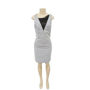 Versace Jeans Couture Dress Women's Gray Black Size 26/40